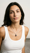 Crystal | Diamond Necklace Silver