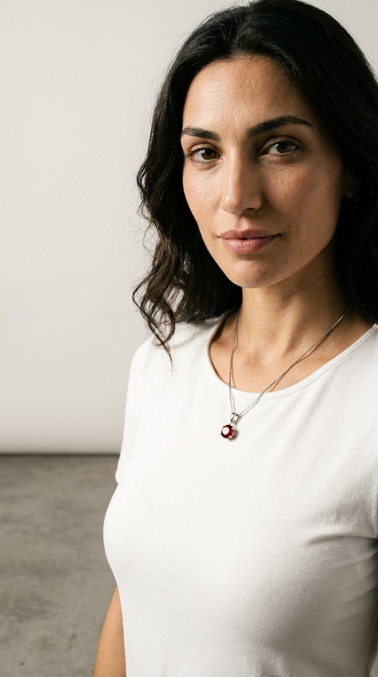 Crystal | Diamond Necklace Silver