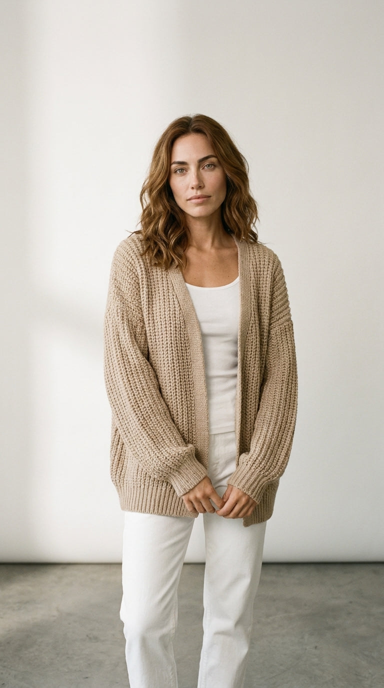 Cozy | Cardigan Oversize en Maille