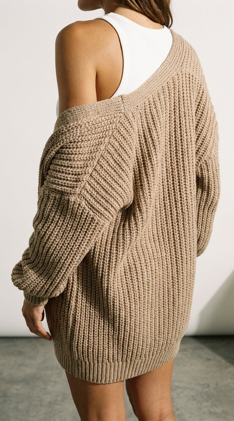 Cozy | Cardigan Oversize en Maille