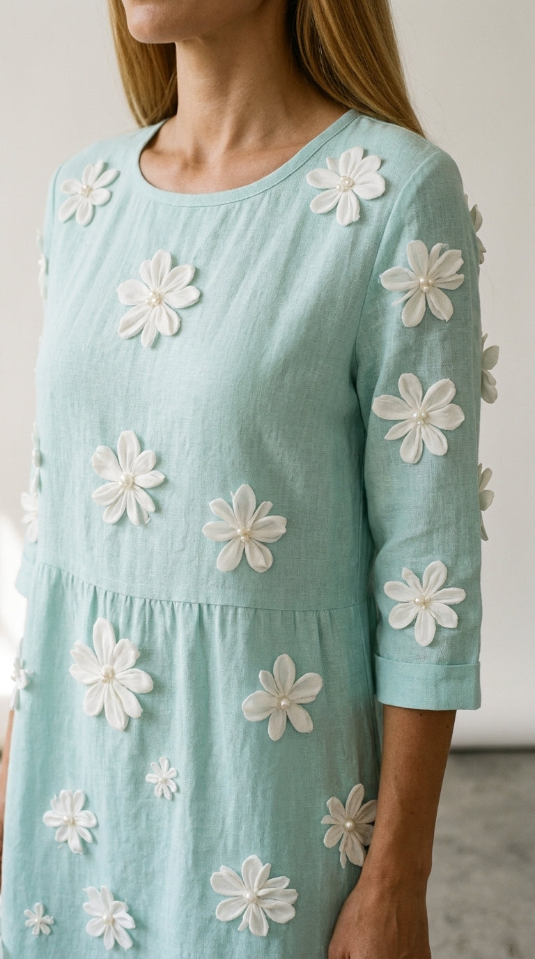 Marbella | Floral Print Casual Dress