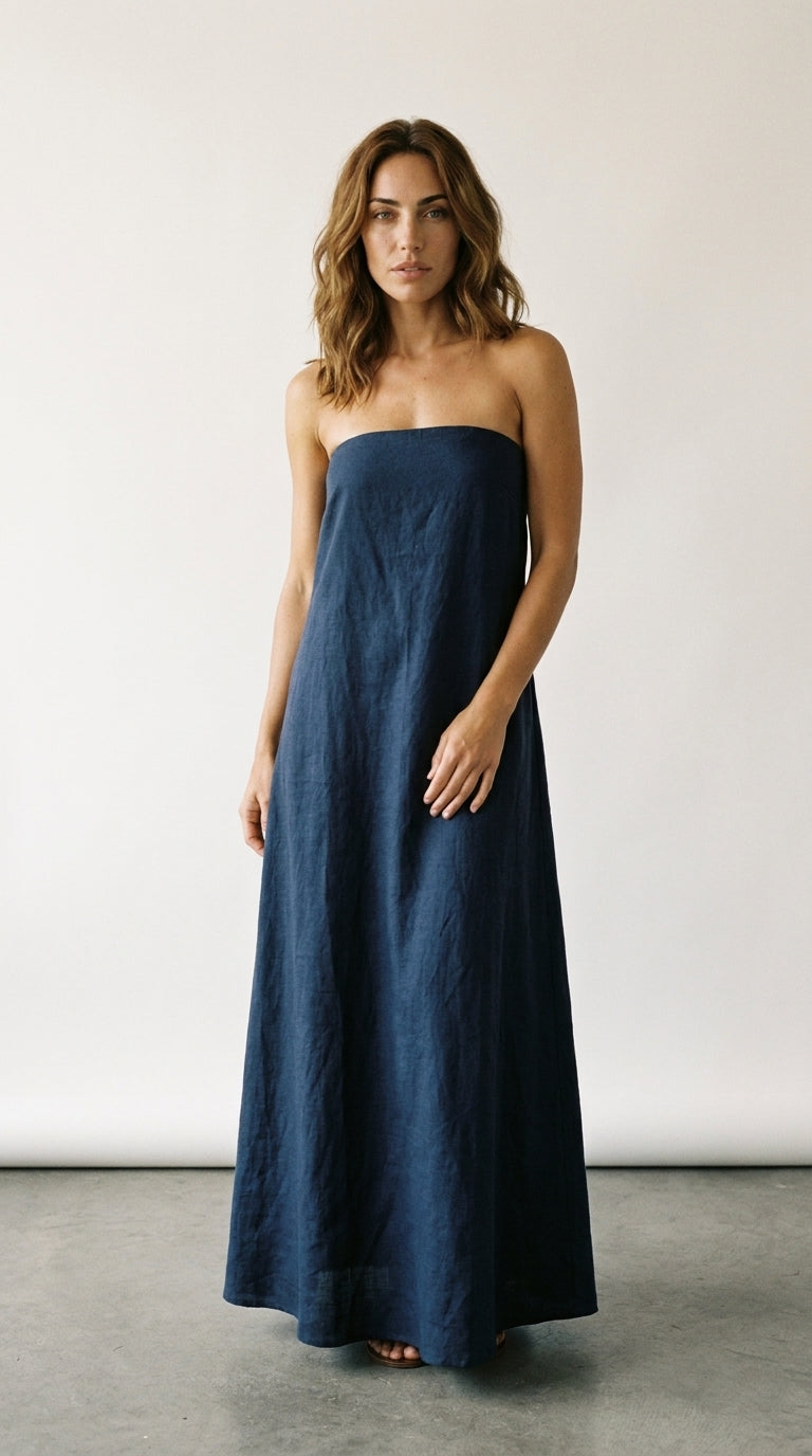 Strapless Flow | Robe Fluide Bustier
