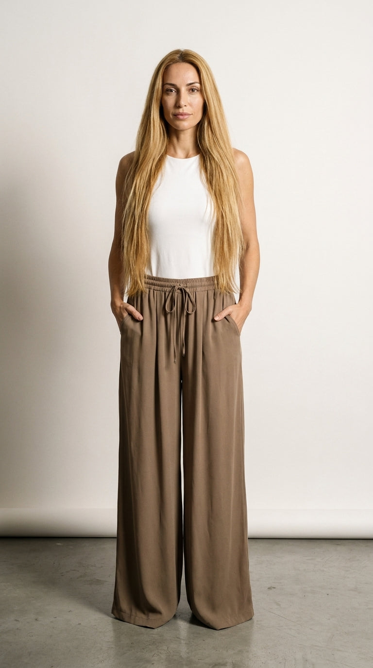 Palazzo | Pantalon Fluide