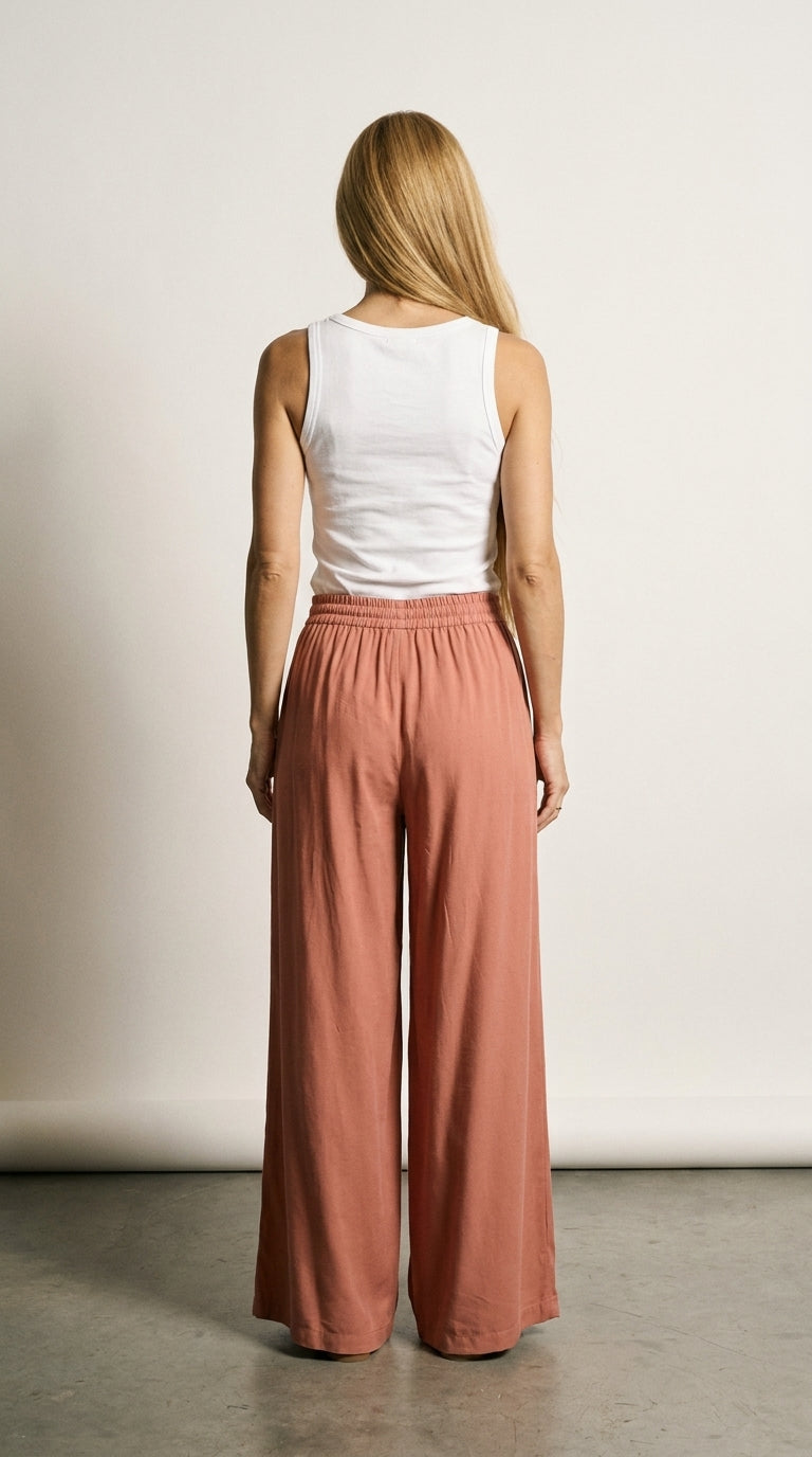 Palazzo | Pantalon Fluide