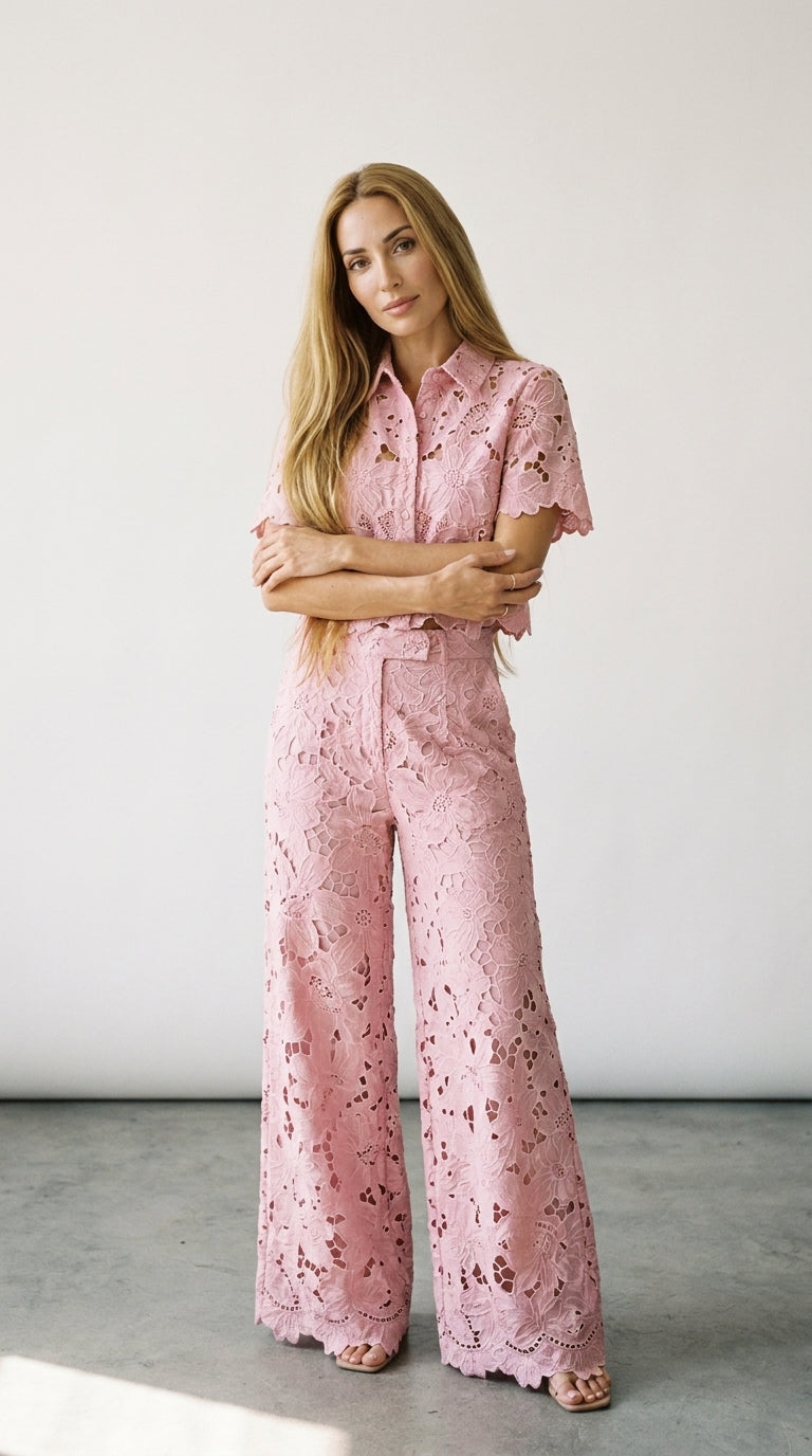 Isabela | Floral Lace Set