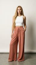 Palazzo | Pantalon Fluide