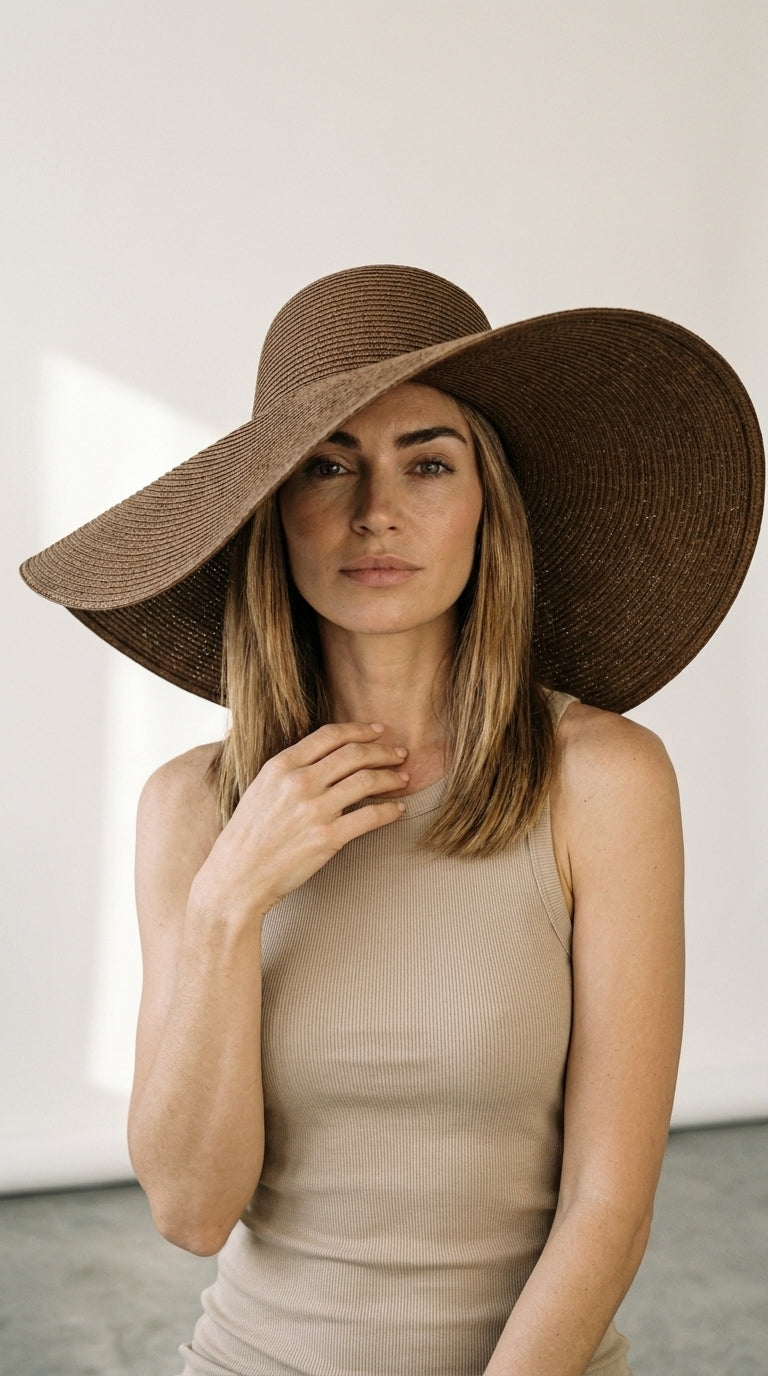 Riviera Noir | Chapeau Oversize