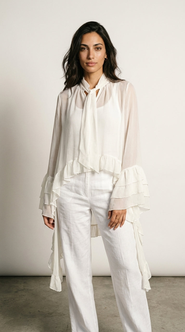 Élan | Chemise Oversize en Mousseline