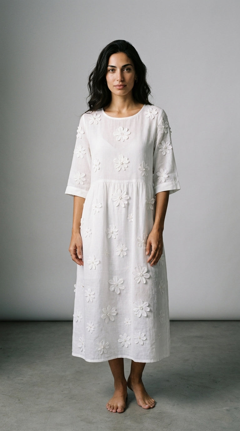 Calla | Floral Print Casual Dress