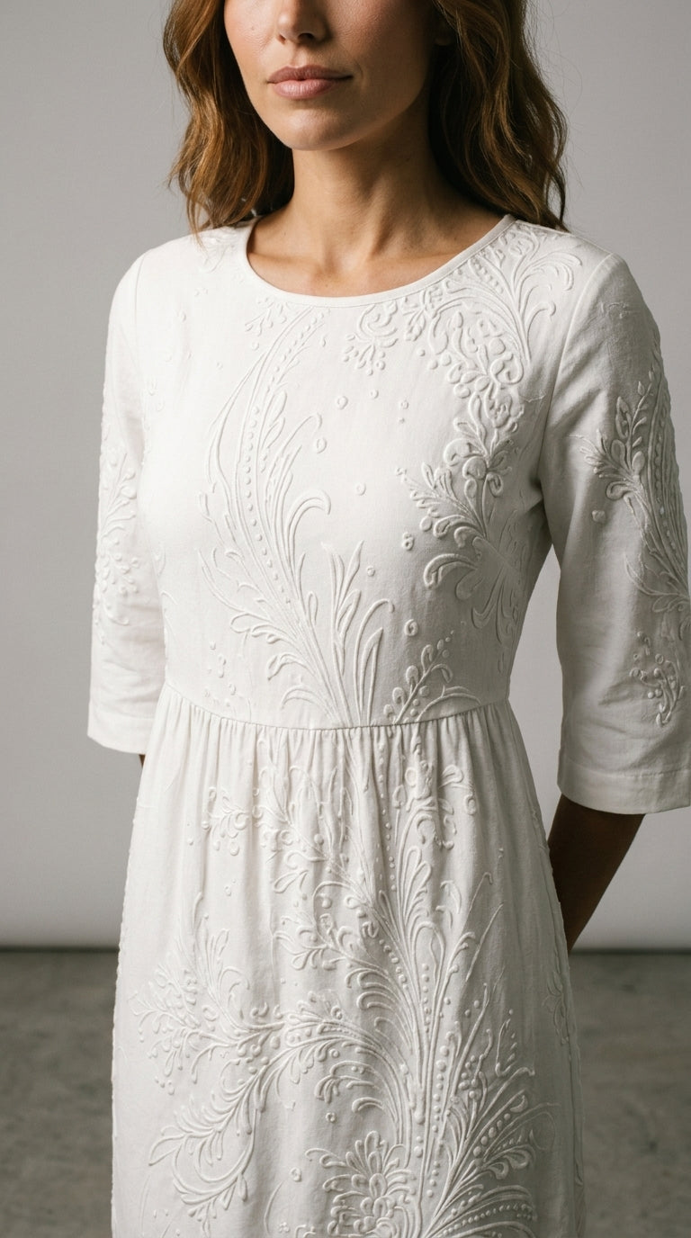 Alma | Floral Print Casual Dress
