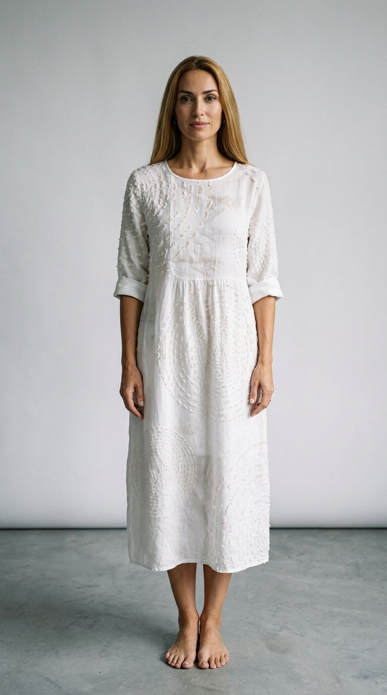 Valia | Embroidered Casual Dress