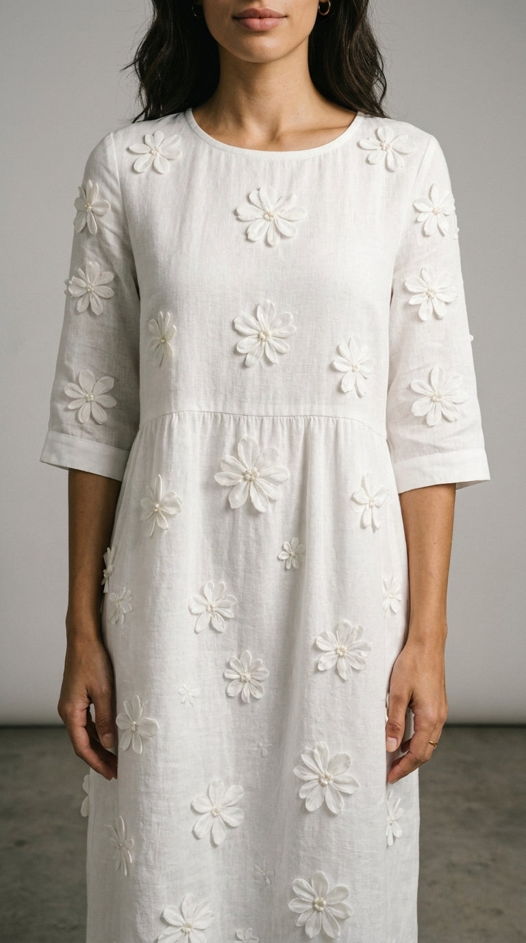 Calla | Floral Print Casual Dress