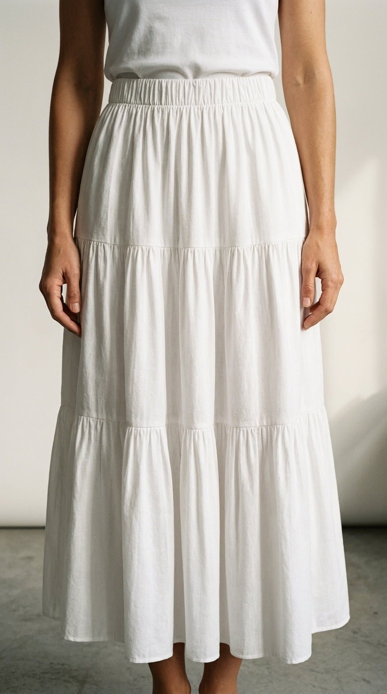 Midi Pleated | Jupe Élégante Plissée