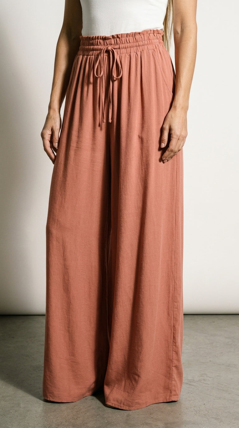 Palazzo | Pantalon Fluide