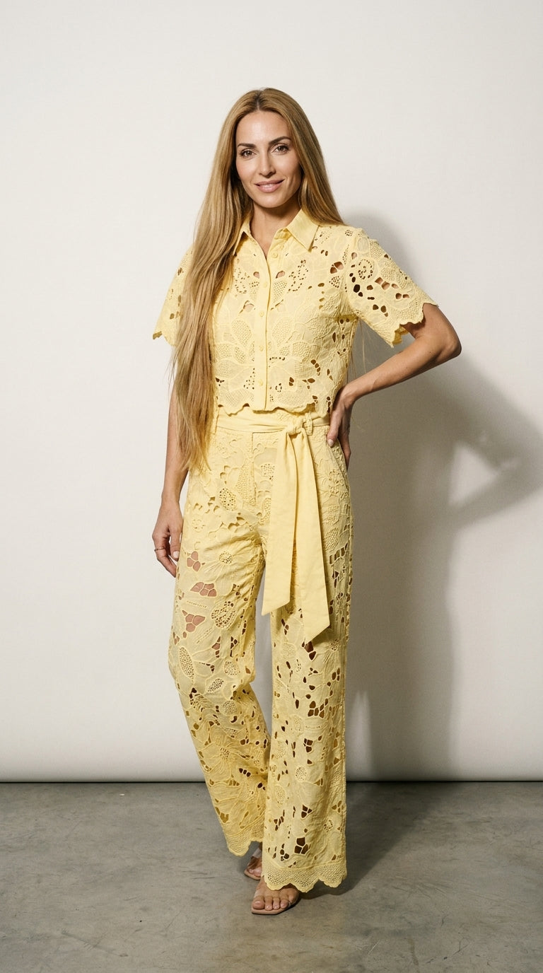 Isabela | Floral Lace Set