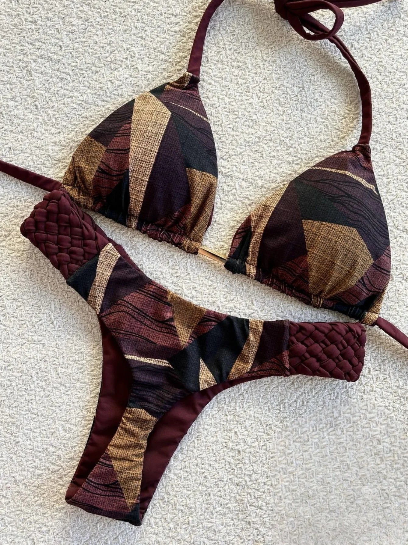 Gala | Orange Printed Bikini