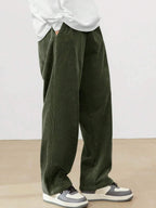 Sand | Pantalón wide leg de pana beige