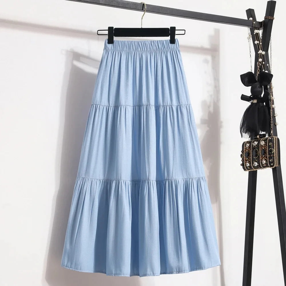 Midi Plisada | Falda elegante