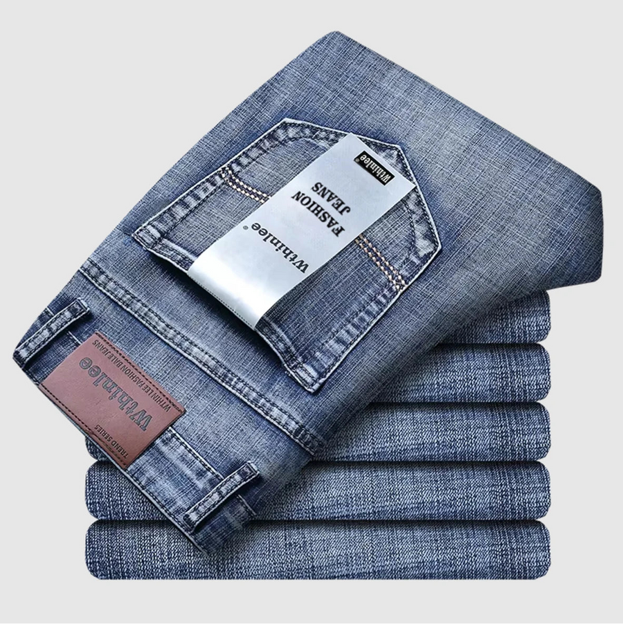 Classic Fit | Vintage Blue Denim Jeans
