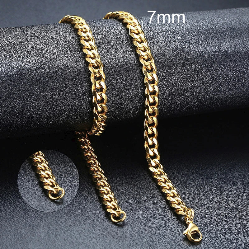 Cuban Link | Cadena de acero premium