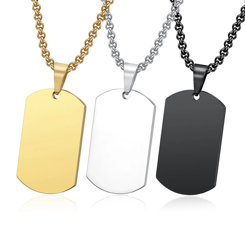 Minimal | Premium Steel Plate Necklace