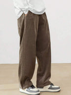 Sand | Pantalón wide leg de pana beige