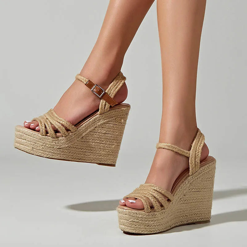 Yute | Sandalias plataforma