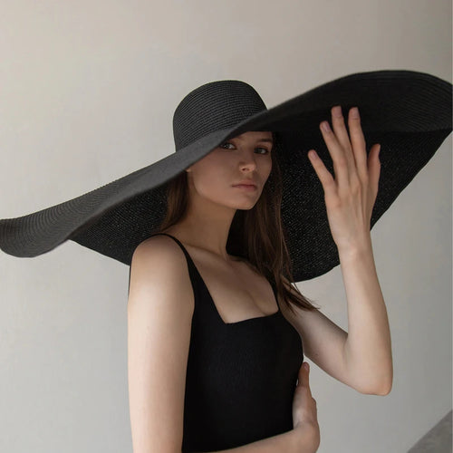 Riviera Noir | Sombrero oversize