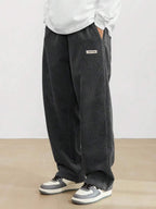 Sand | Pantalón wide leg de pana beige