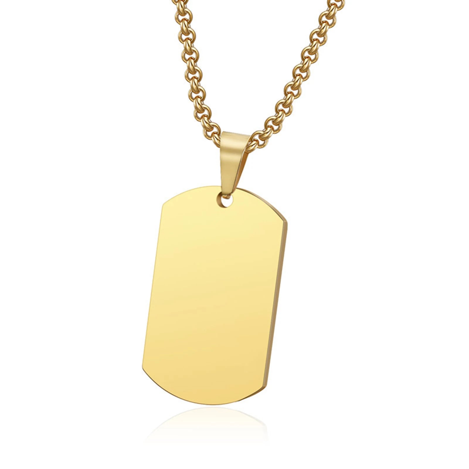 Minimal | Collar de placa en acero premium