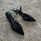 Slingback | Tacones bordados