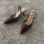 Slingback | Tacones bordados