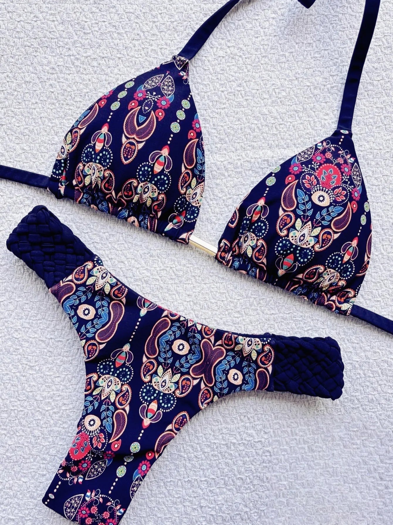 Gala | Orange Printed Bikini