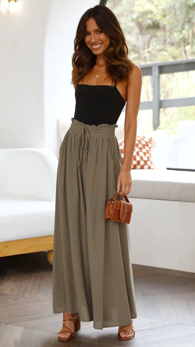 Palazzo | Pantalón de caída fluida