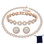 Luxury Pearl | Set joyería gold & crystal