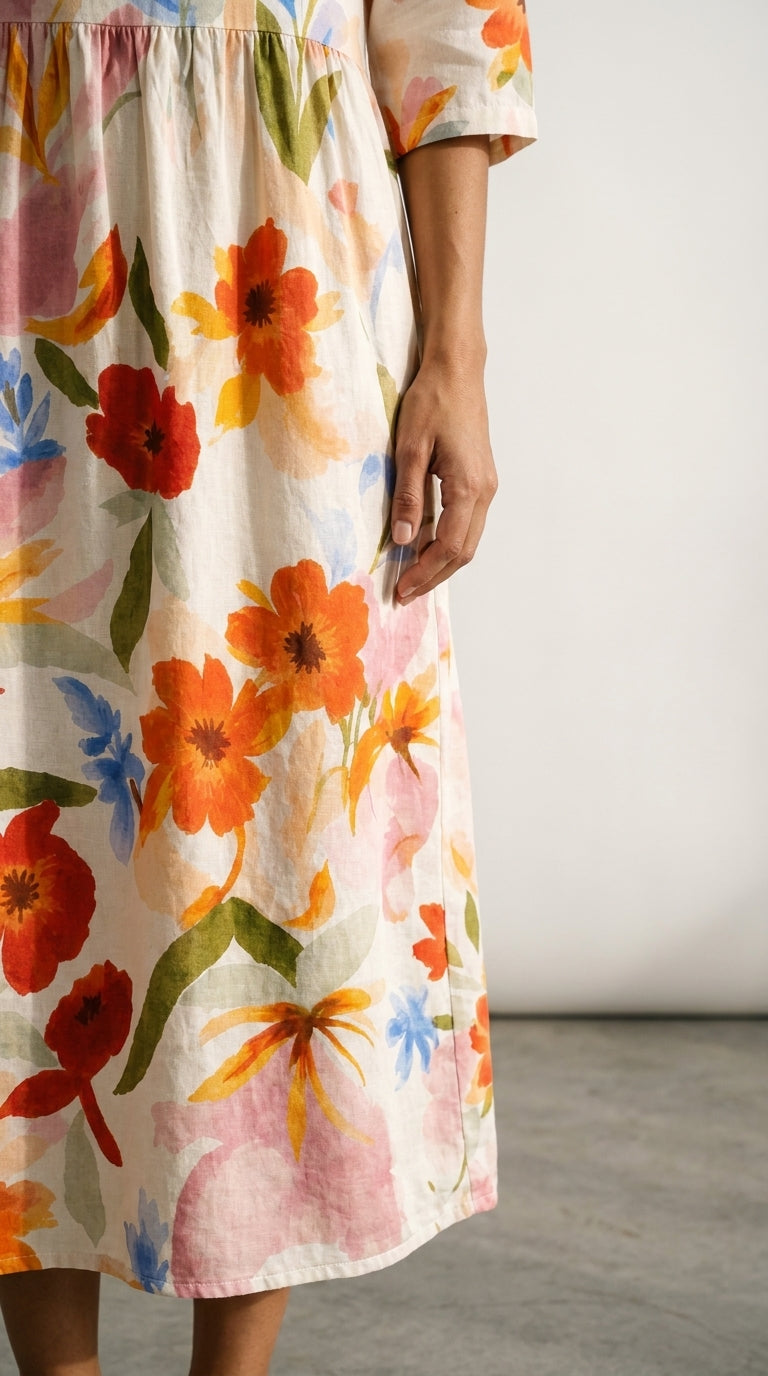 Faye | Floral Print Casual Dress