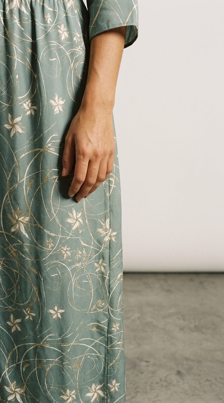 Delfina | Floral Print Casual Dress