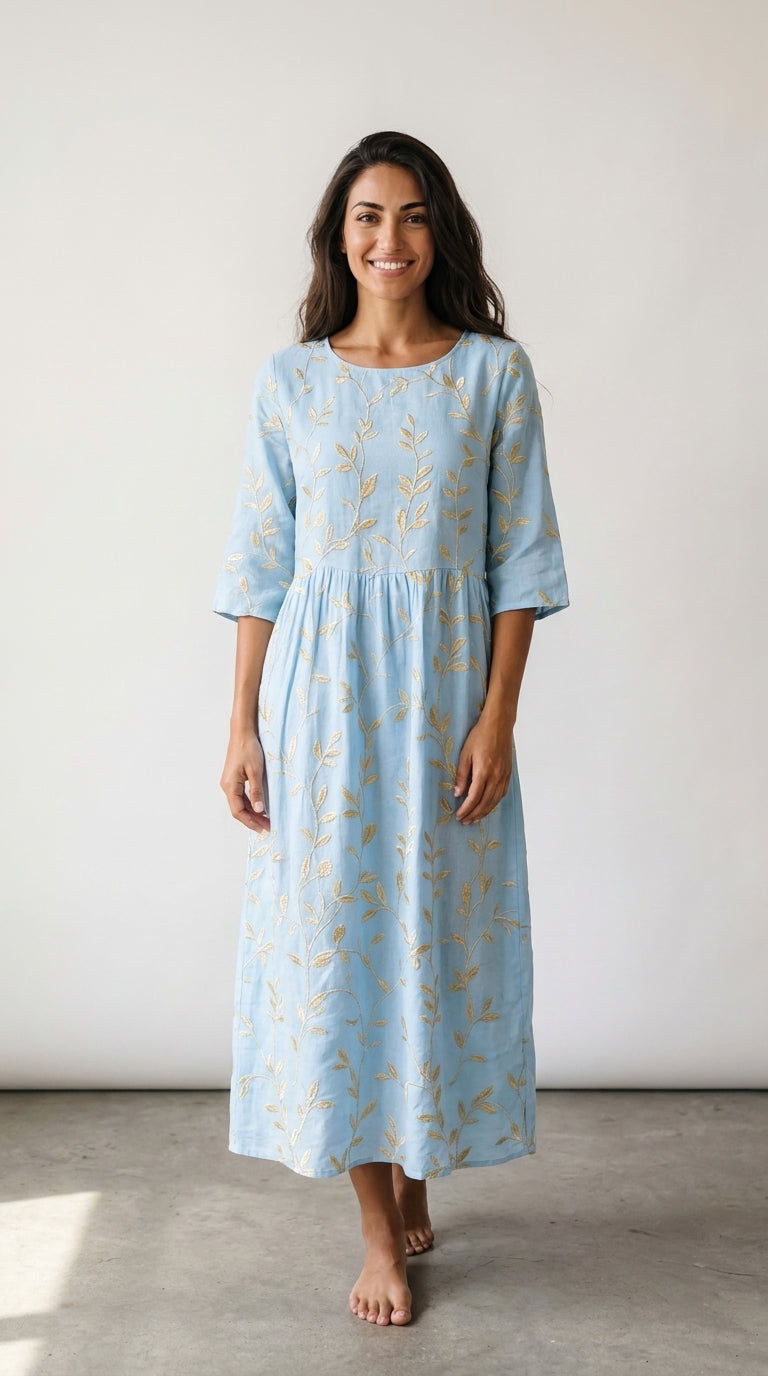Luna | Floral Print Casual Dress