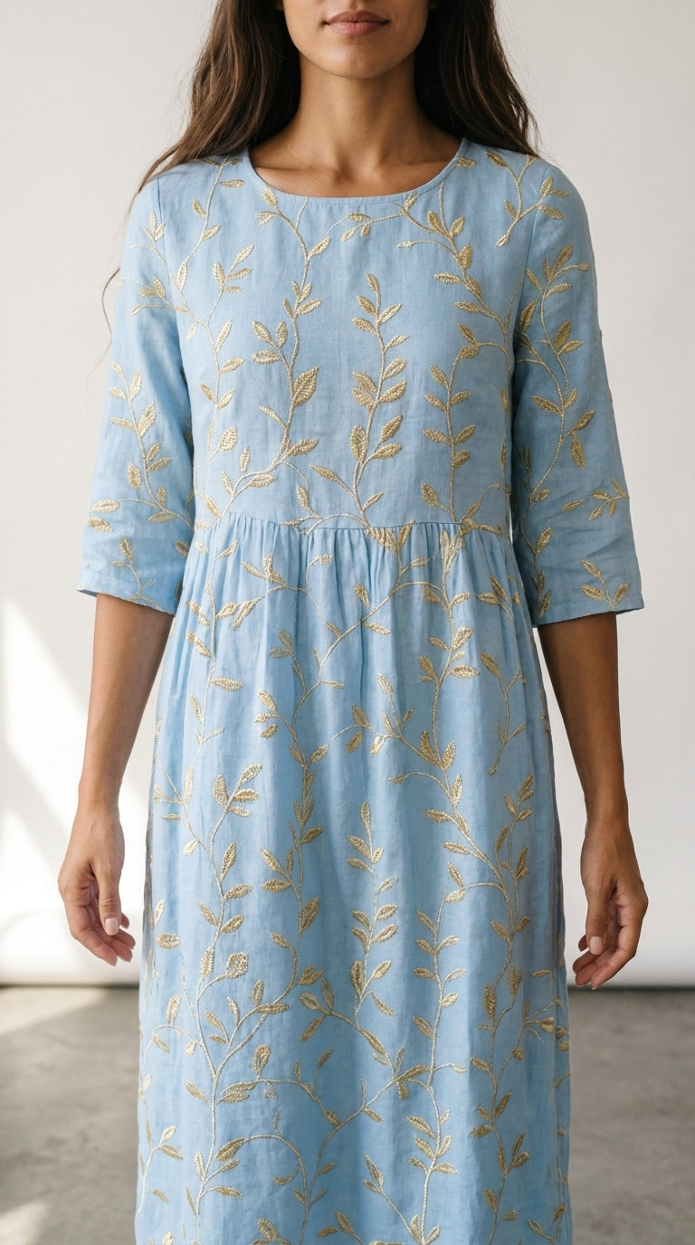 Luna | Floral Print Casual Dress