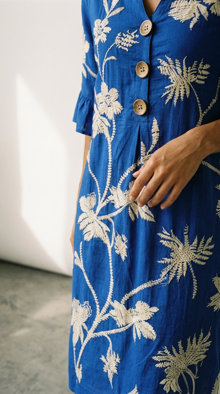 Estela | Floral Print Casual Dress