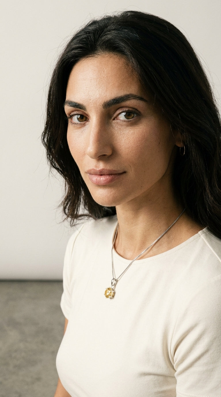 Crystal | Diamond Necklace Silver