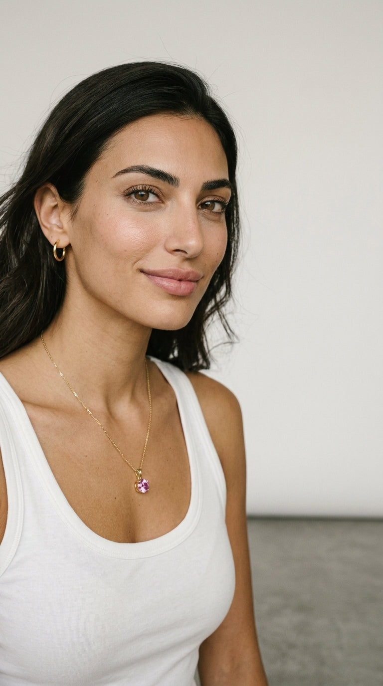 Crystal | Collier Diamant Or