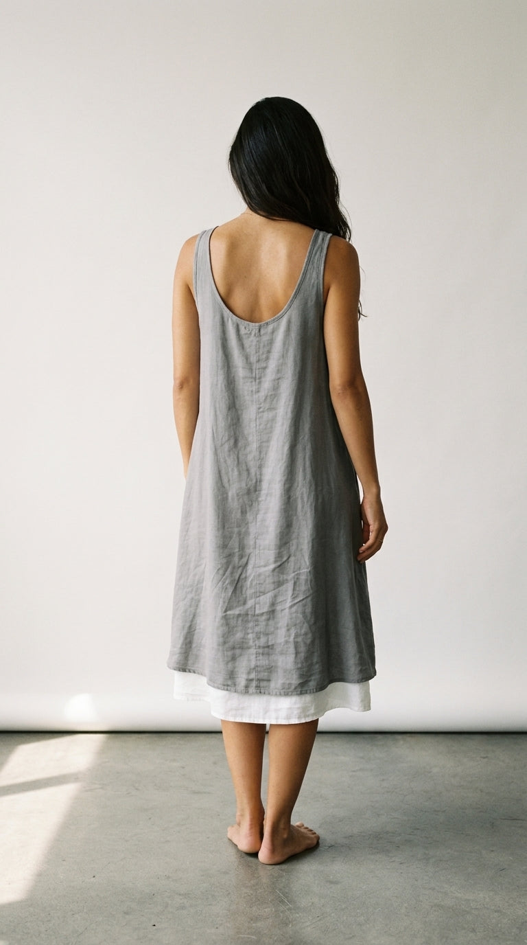 Lira | Sleeveless Layered-Effect Dress