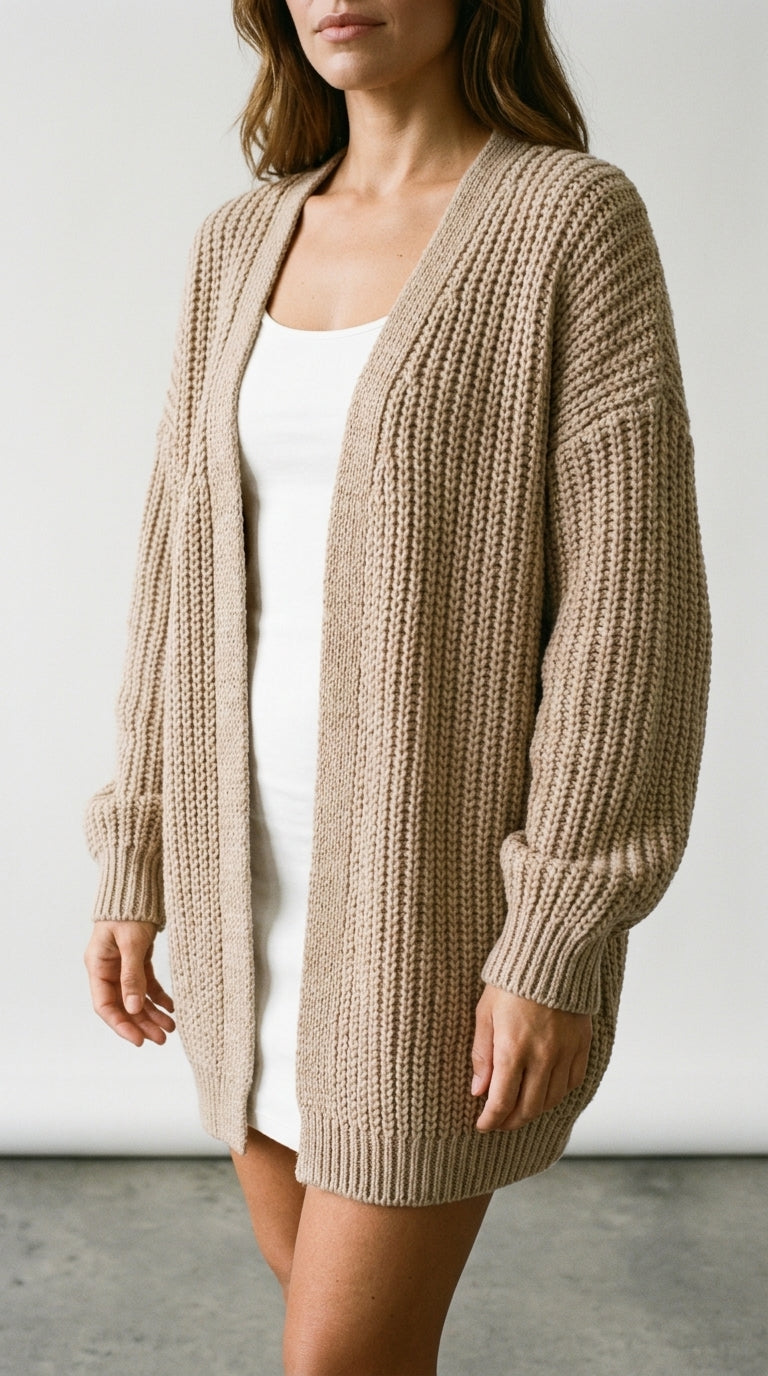 Cozy | Cardigan Oversize en Maille