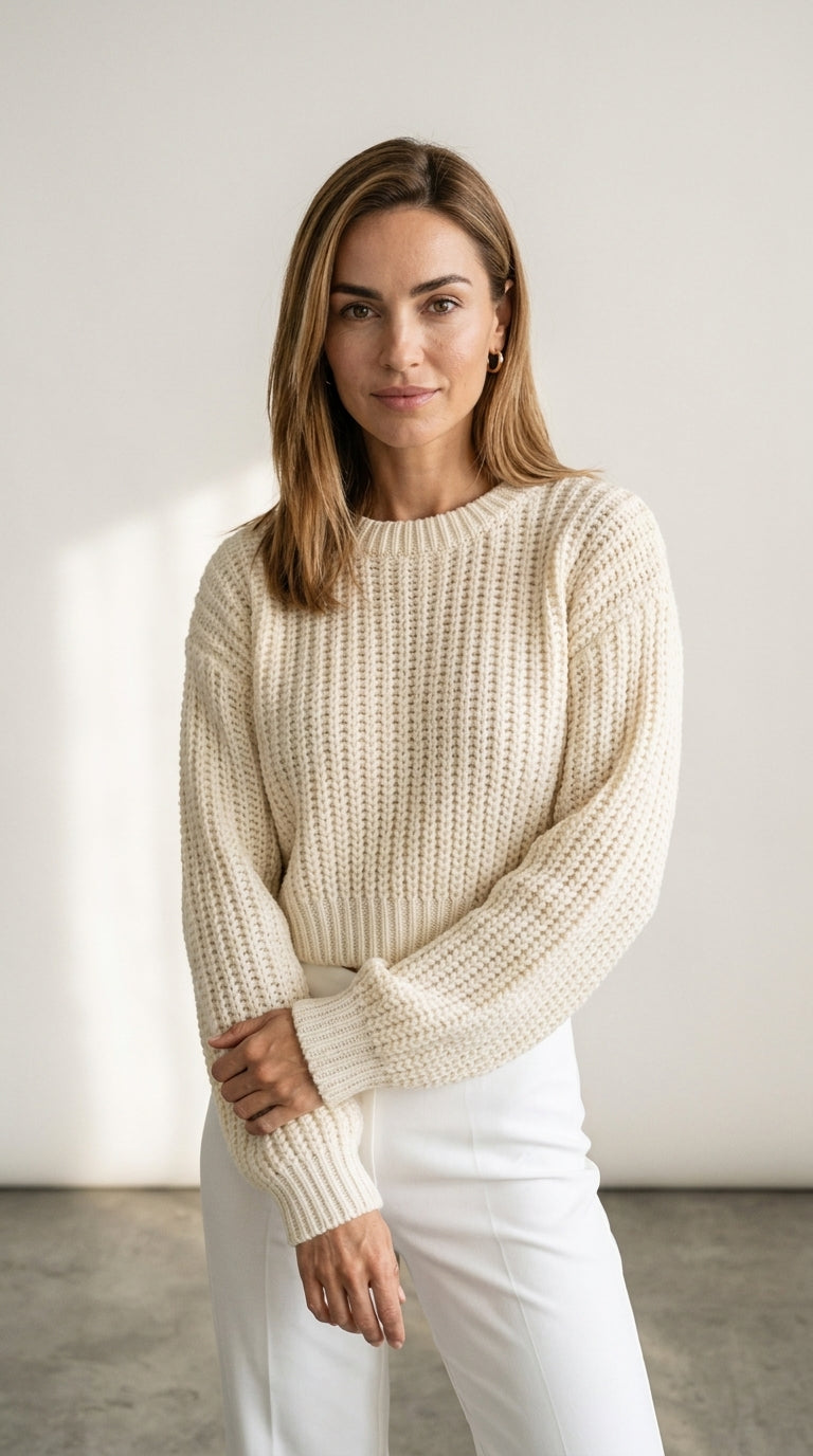 Soft Knit | Pull Torsadé