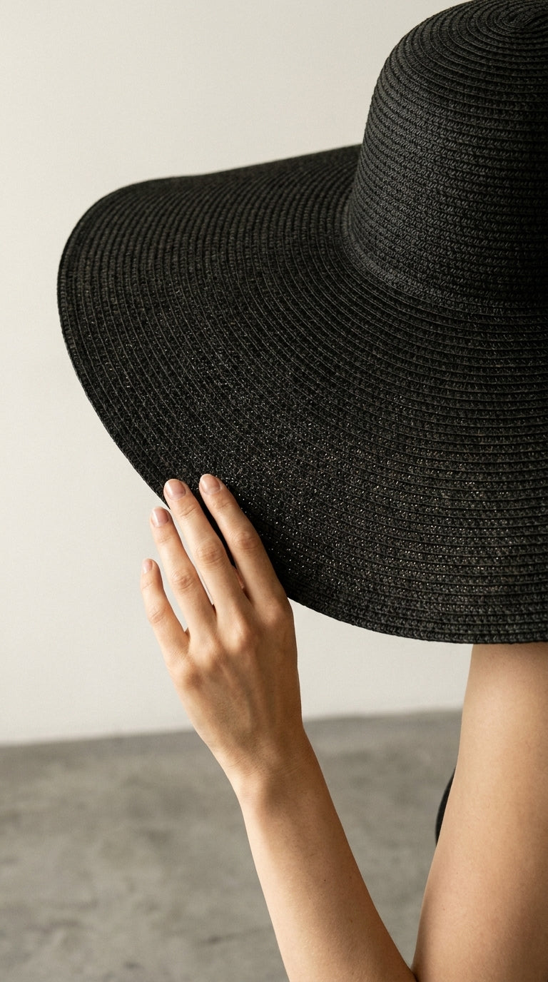 Riviera Noir | Chapeau Oversize