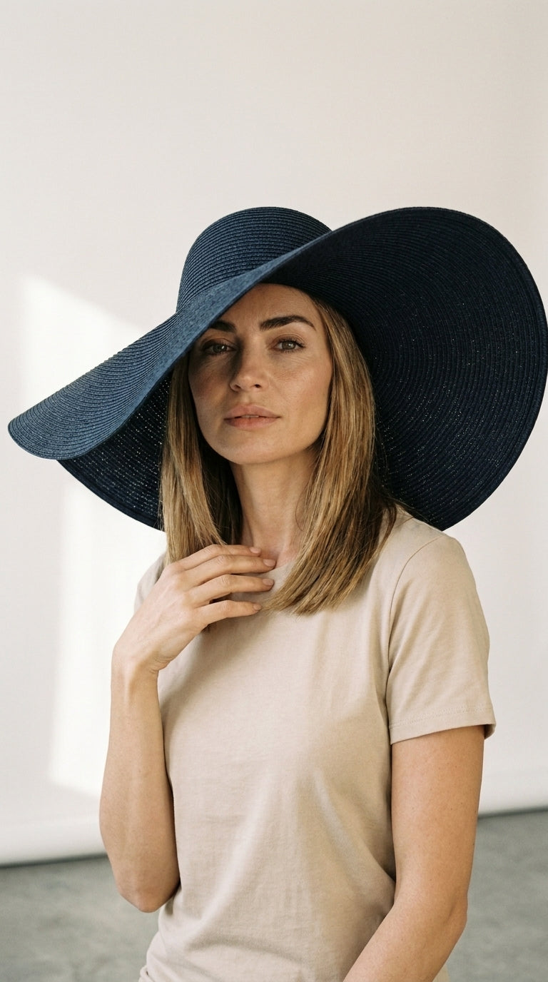 Riviera Noir | Chapeau Oversize
