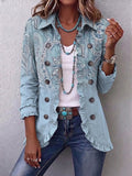 Remedios | Veste Imprimé Cachemire Vintage à Volants